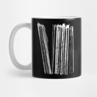 Record collection in plastic sleeves Mug